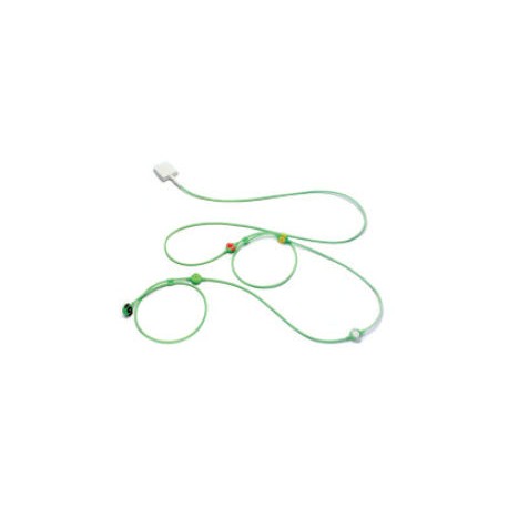 MS16229, CABLE ECG, 5 DERIVACIONES CONECTOR DE PIN DUAL MONO LEAD 5, IEC2 (CÓD.COL. AHA/US), 2,5M, PIEZA.