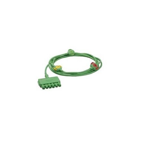 CABLE ECG 3 DER.CONECTOR PIN SENC.MoLead