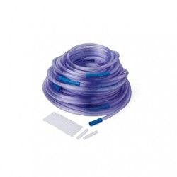 OR610 TUBO DE SUCCION 1/4"X100' NO ESTERIL CON CONECTORES HEMBRA EN AMBOS EXTREMOS CADA 1.8 MTS.