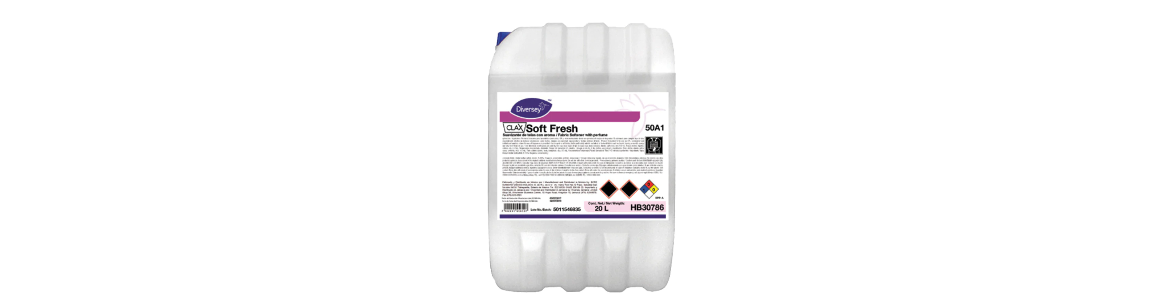 SUAVIZANTE DE TELAS CLAX SOFT FRESH 50A1.