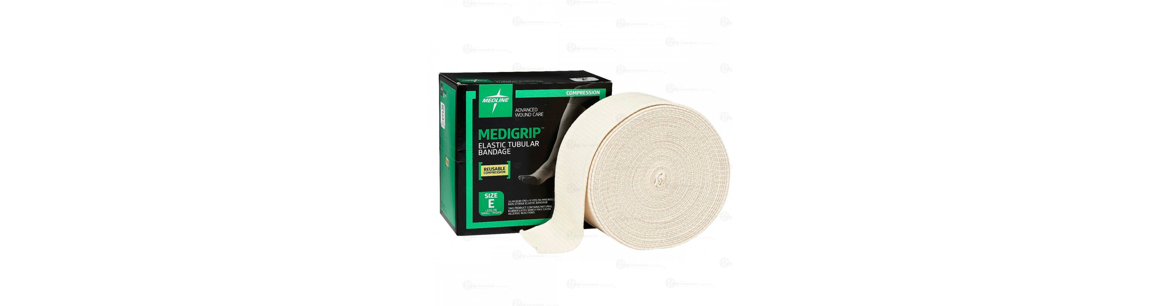 VENDA TUBULAR ELASTICA MEDIGRIP TAMAÑO "E" NO ESTERIL 3.5 X 11 YD (8,75 cm)