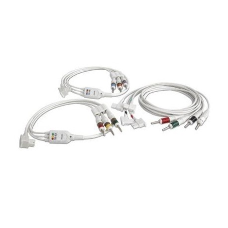 M1608A Cable sin blindaje 3-LEAD SET,SEGURIDAD, AAMI ECG