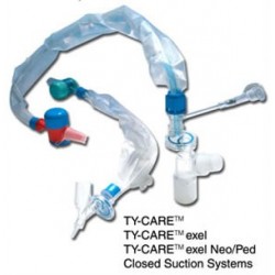 SISTEMA DE SUCCIÓN CERRADO TY-CARE EXEL PARA TRAQUEOSTOMÍA- LONGITUD 365 MM CON PUERTO MDI 14 FR