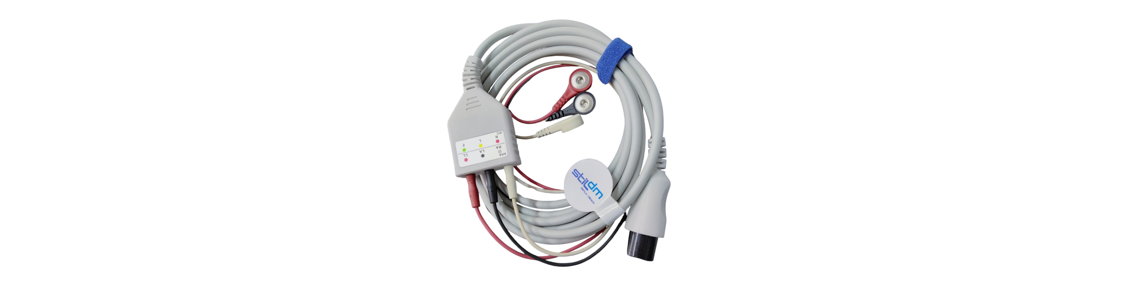 CBL GB3, COMPATIBLE ECG, CABLE AHA, 3-LEADS, SNAP (COMPATIBLE CON GOLDWAY)