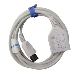 CBL GTP3, CABLE TRONCAL ECG AHA 3 PUNTAS (COMPATIBLE CON EQUIPOS PHILIPS),PIEZA