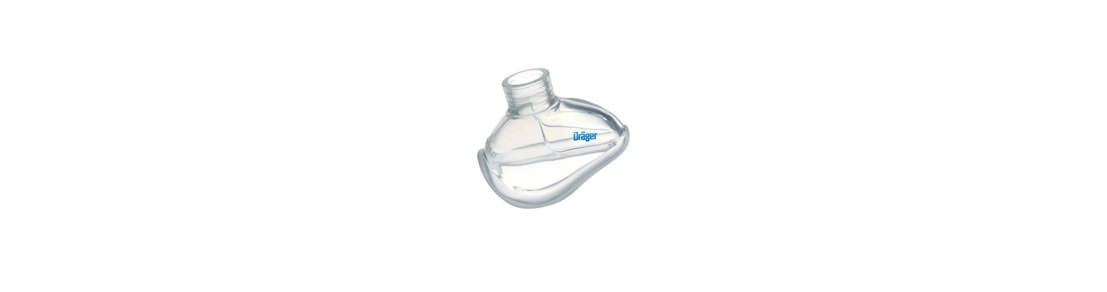 MP01910 Mascarilla oronasal de silicón, reusable tamaño 0, neonato pequeño